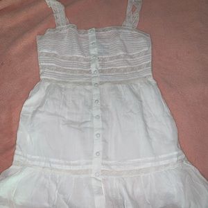 ASOS white linen dress